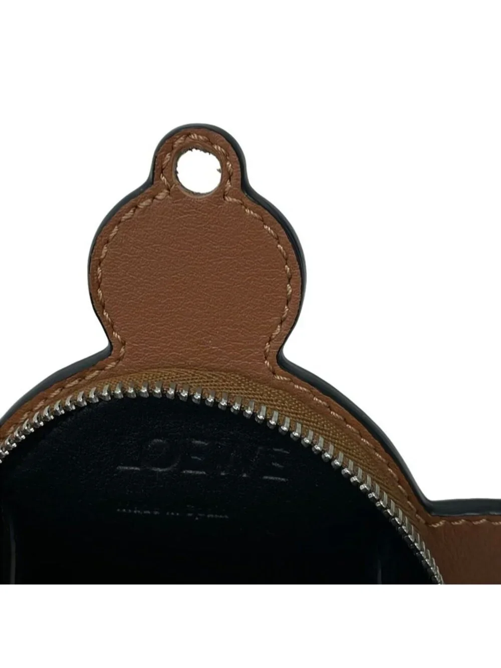 ★SOLD★ Loewe Pouch Brown Dark Yellow Multi Turtle Leather - Picture 5 of 6
